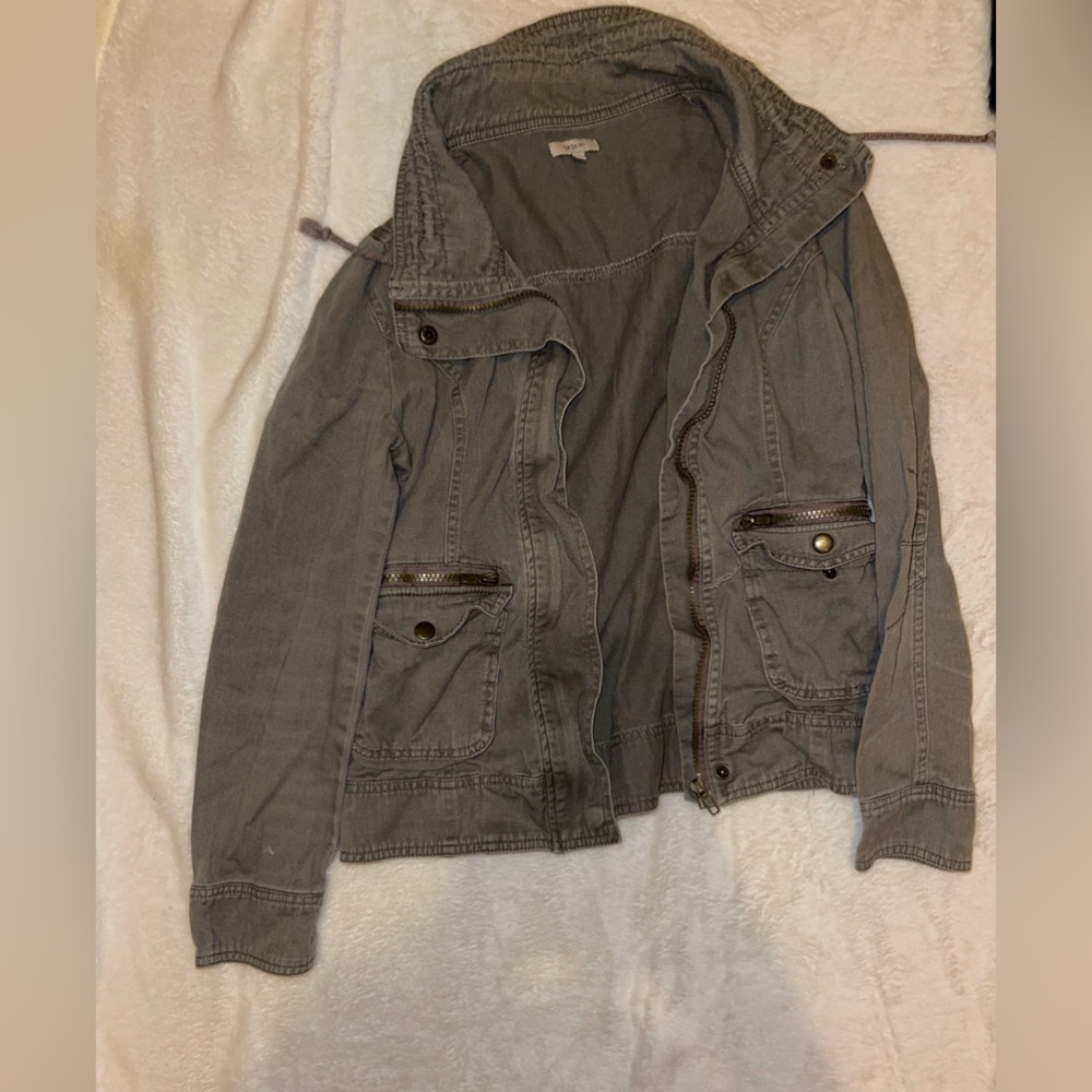 Olive Green Jean Jacket!